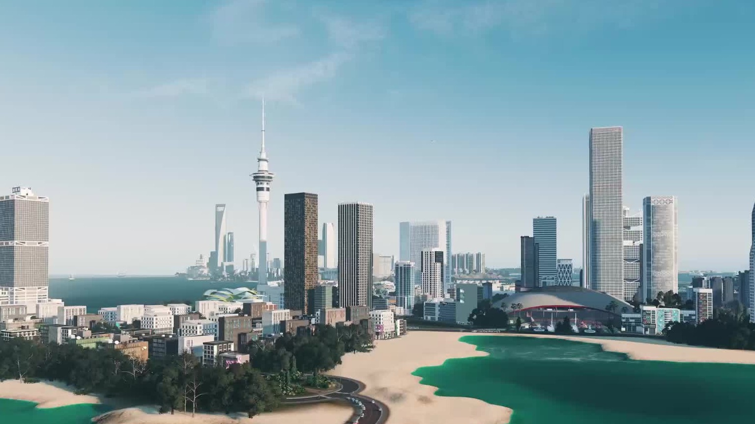 都市天际线-海岛图-23万人-交通量93%