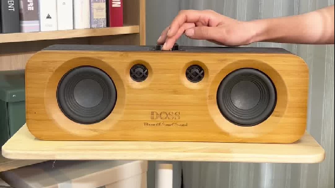 DOSS 原木全景声蓝牙音箱，用声音点燃激情