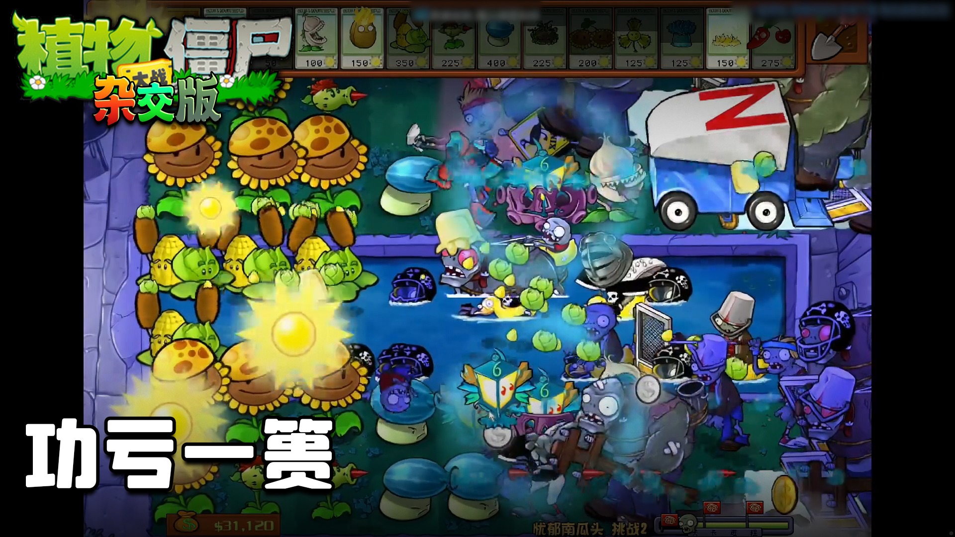 董小飒《植物大战僵尸杂交版》实况第十一集： 功亏一篑