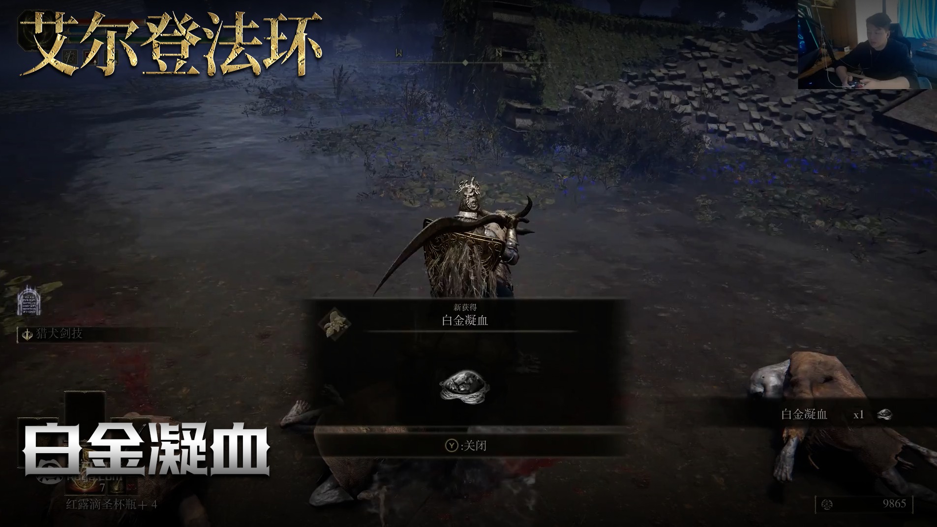 老鬼《艾尔登法环》实况第二十四集：白金凝血