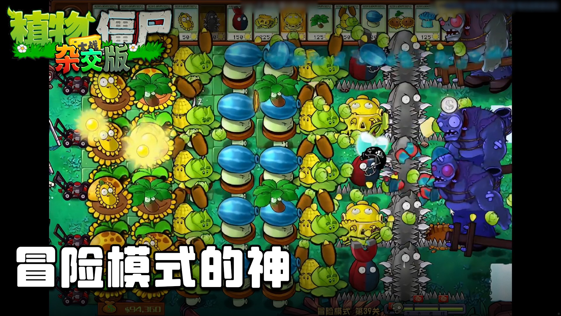 董小飒《植物大战僵尸杂交版》实况第三十集：冒险模式的神