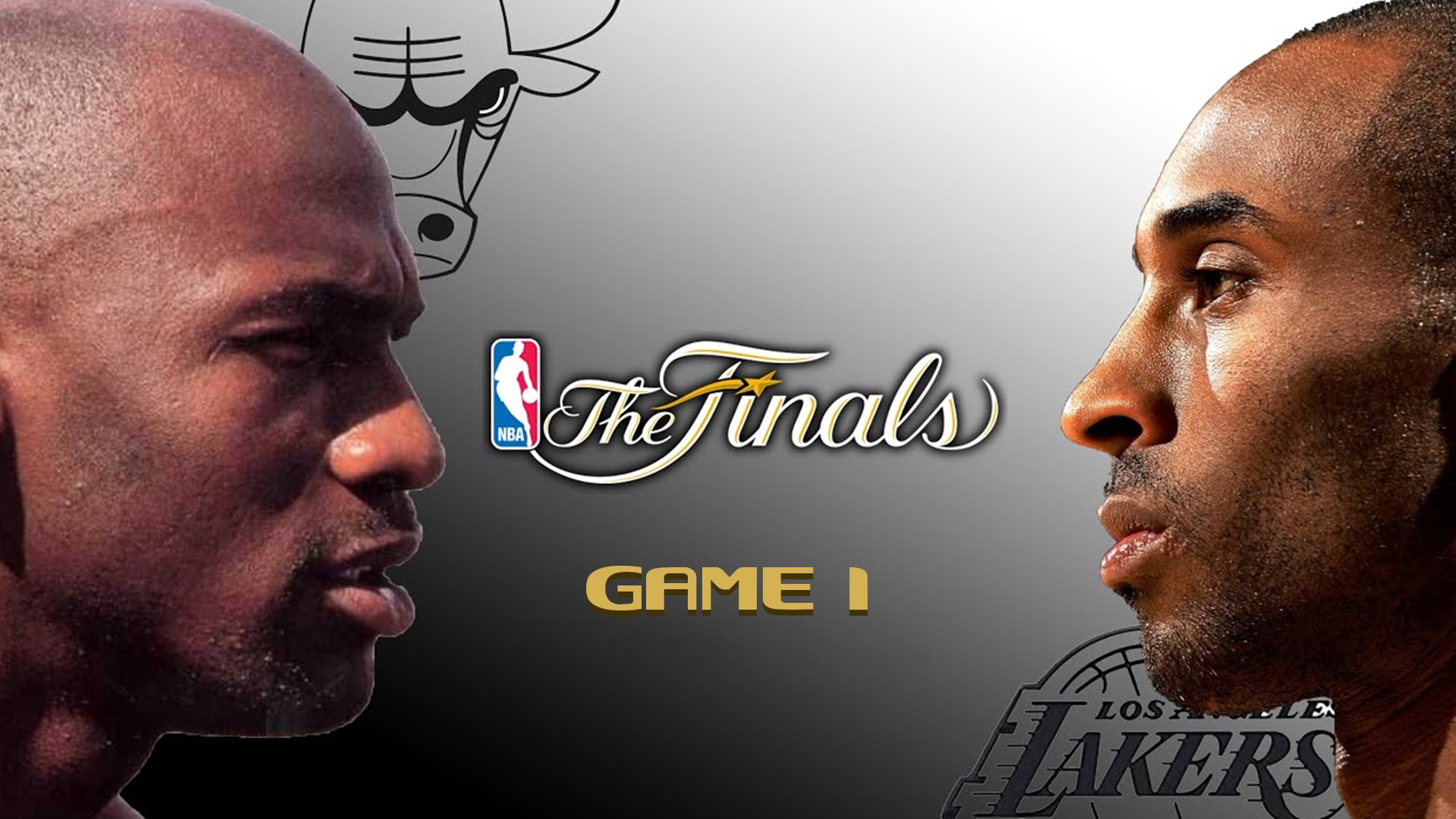 NBA2K总决赛G1：96公牛vs10湖人传奇对决-科比26分/乔丹15次助攻