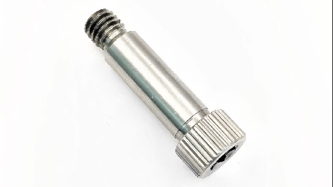 高精密不锈钢内六角圆柱头滚花台阶定位螺丝