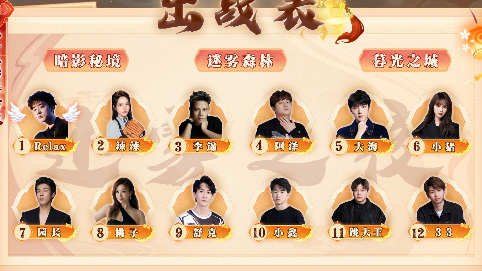 迷雾之夜S6 海选赛20240629 第一局 暗影秘境