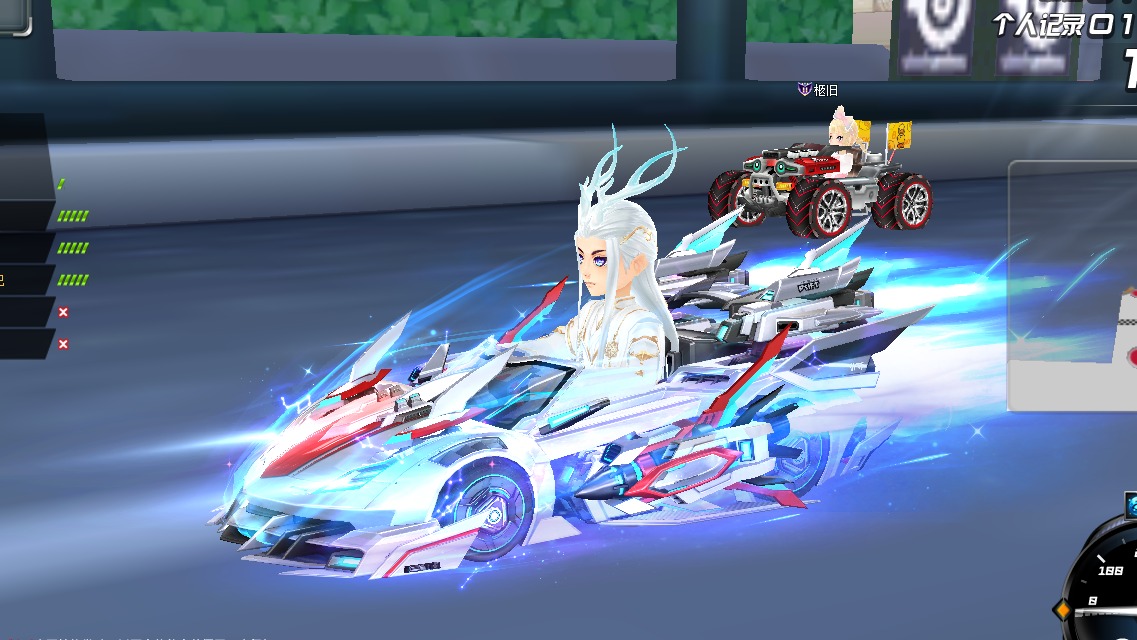 QQ飞车朕哥：家族S车天行穿梭着！手感不错啊双形态也很帅