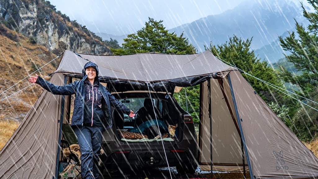 和爱犬的大帐篷雨天露营（第一集）