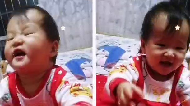 糖糖的可爱瞬间（糖糖爷爷制作）