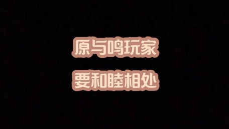 大黄蜂-原与鸣玩家要和睦相处