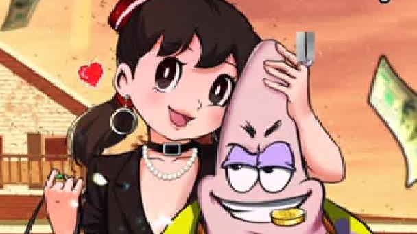 随便画画之派大星和静香