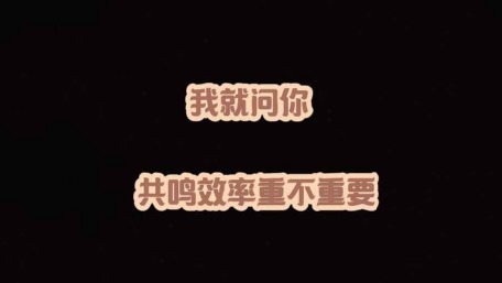 大黄蜂-我就问你共鸣效率重不重要