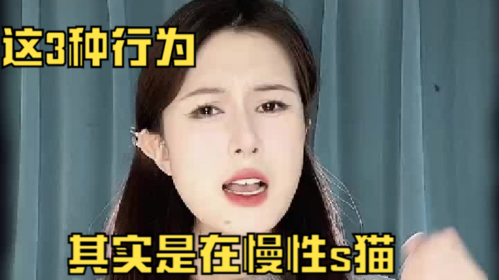 警告！这3种行为，其实是在慢性s猫