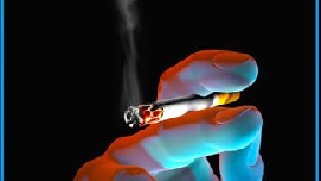 3D动画演示抽烟的危害