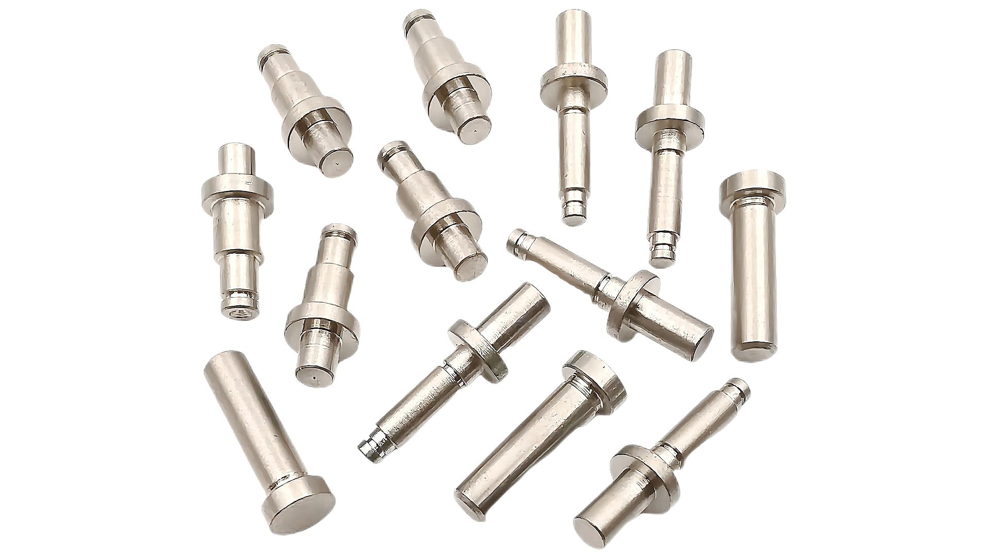 高精密304不锈钢双头实心压铆定位铆钉