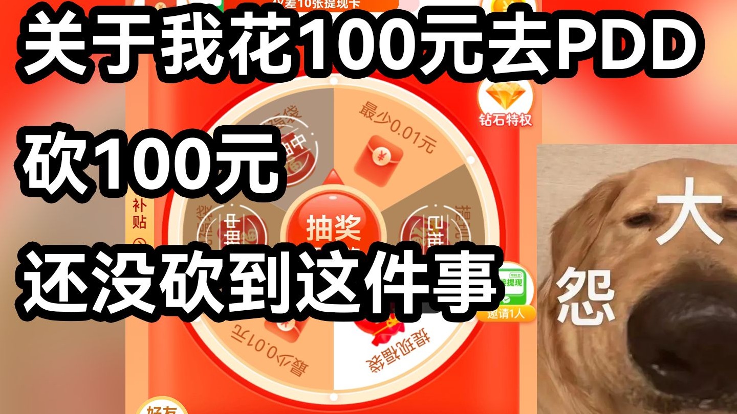 花100元去砍100元