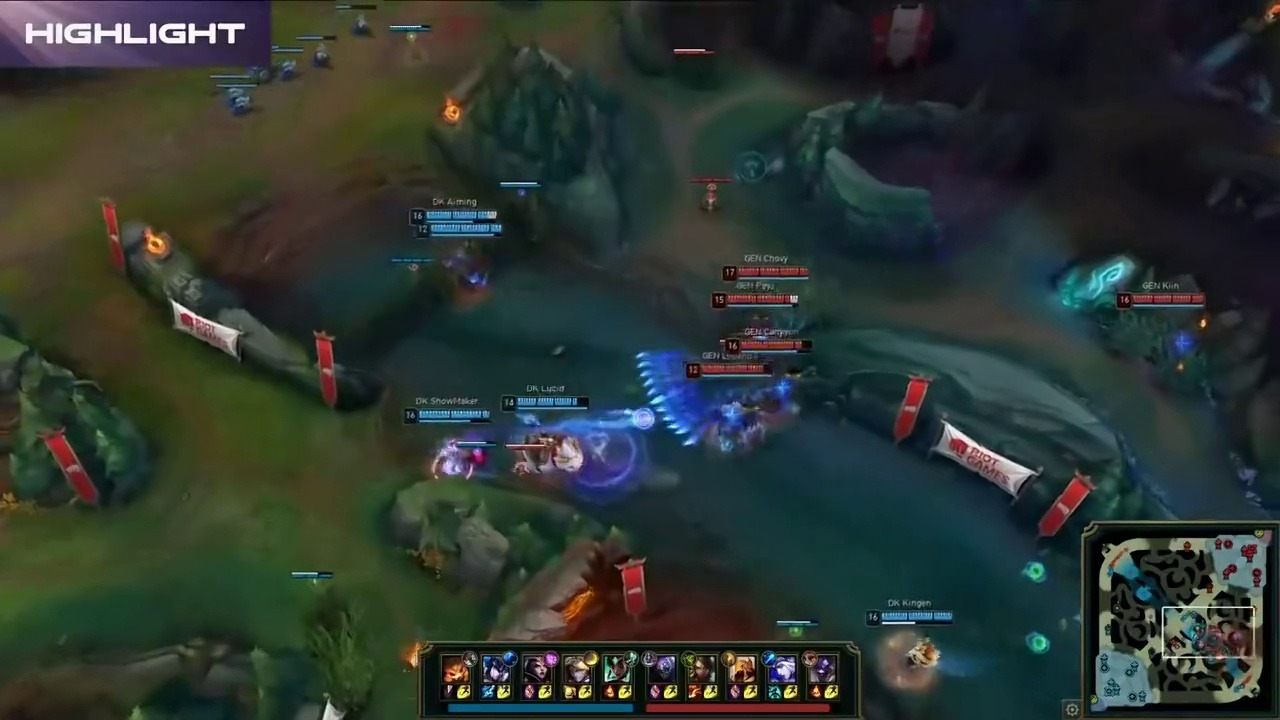 DK小龙失误，GEN搬回一局