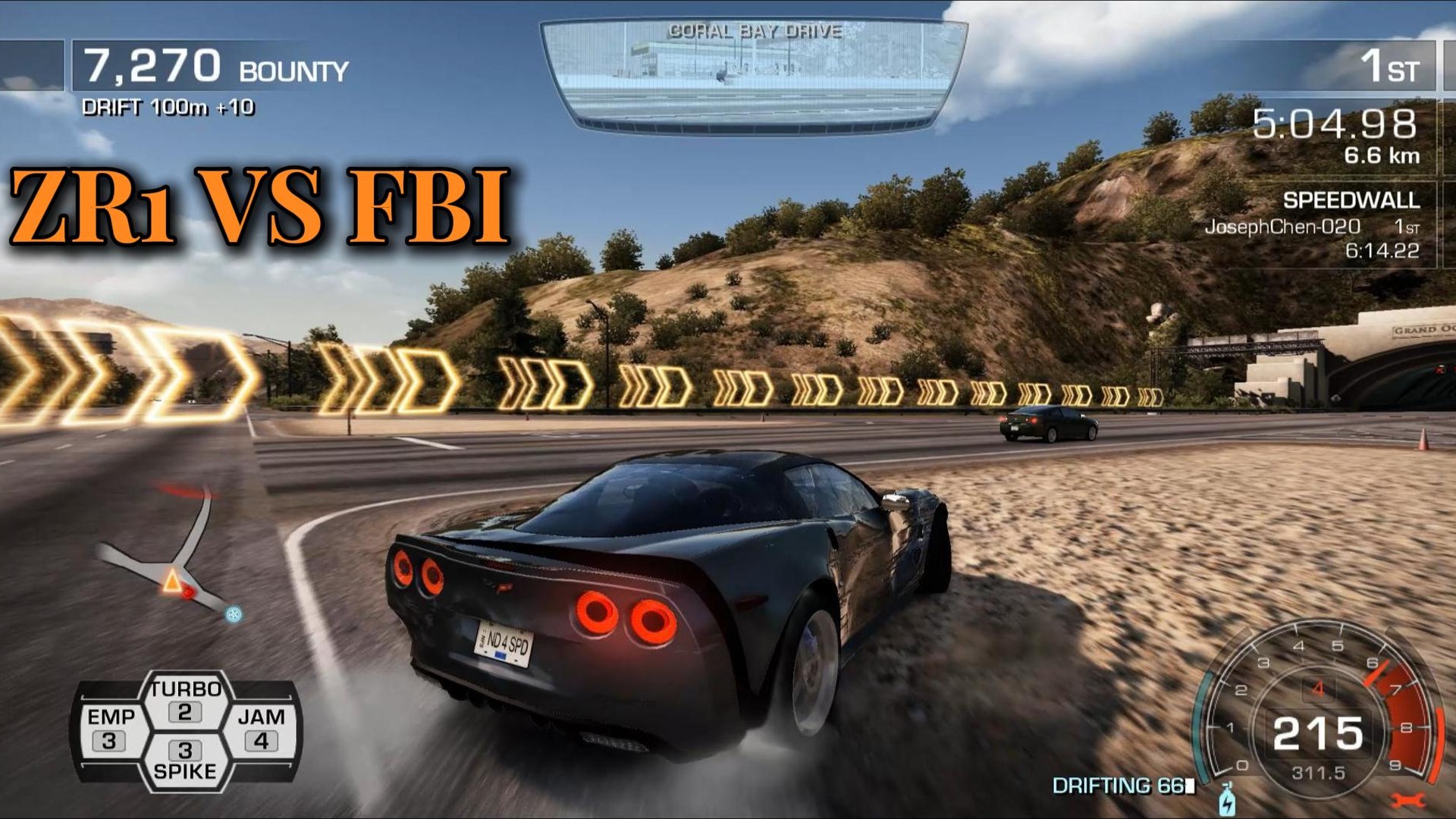 Corvette ZR1 vs FBI