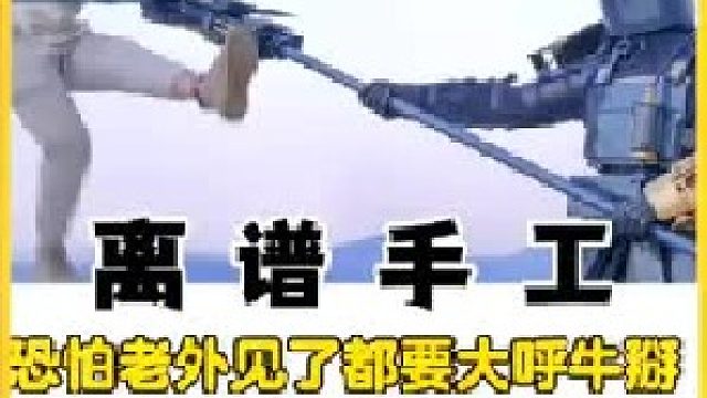 一个你绝对没见过的离谱手工玩具