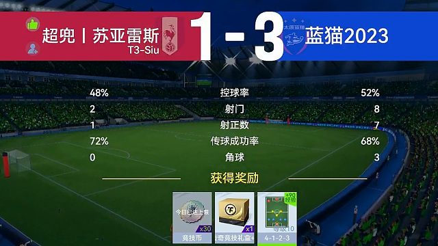 最佳球会-天梯赛-蓝猫2023VS超兜苏亚雷斯