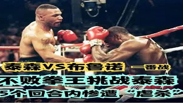 不败拳王挑战泰森，5个回合内惨遭虐 (2)