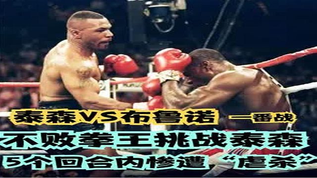 不败拳王挑战泰森，5个回合内惨遭虐 (3)