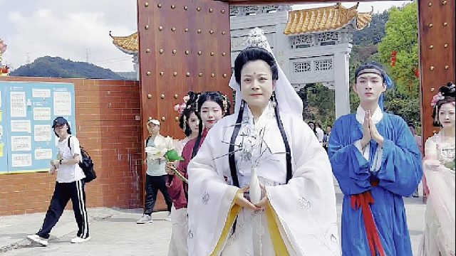 这一次，来东莞观音山登高赏景，接福许愿，心想事成