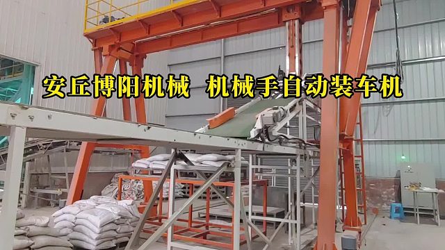 炭黑自动装车码垛设备展示 全自动装车码垛机厂家定制