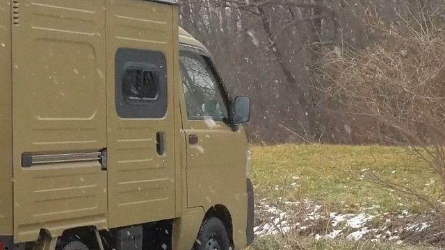 一人改装房车雪中露营体验（第三集）