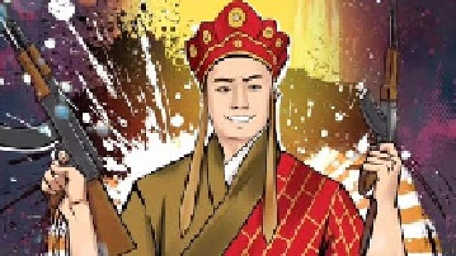 绘画设计之双枪暴徒唐三藏