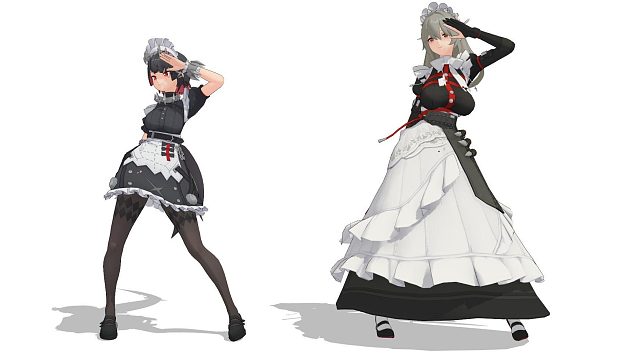 生活不易，女仆卖艺