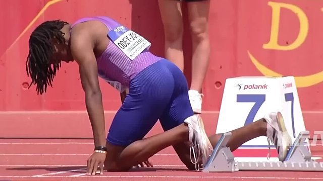 男子200米 怎么想的？领先那么多 最后50米突然减速 直接被淘汰