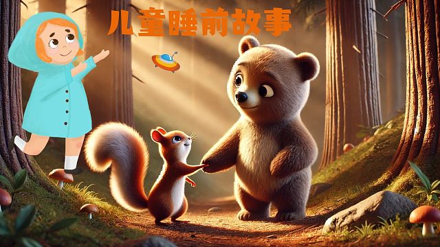 小熊找朋友：有趣的儿童睡前故事