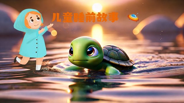 《勇敢的小乌龟》有趣的早教启蒙儿童睡前故事！