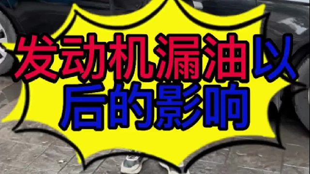 汽车发动机漏油以后的影响？汽车发动机漏油怎么维修？