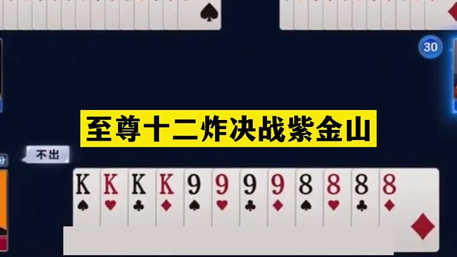 斗地主：至尊十二炸决战紫金山！四炸铁牌嚣张亮剑！结局惨遭制裁