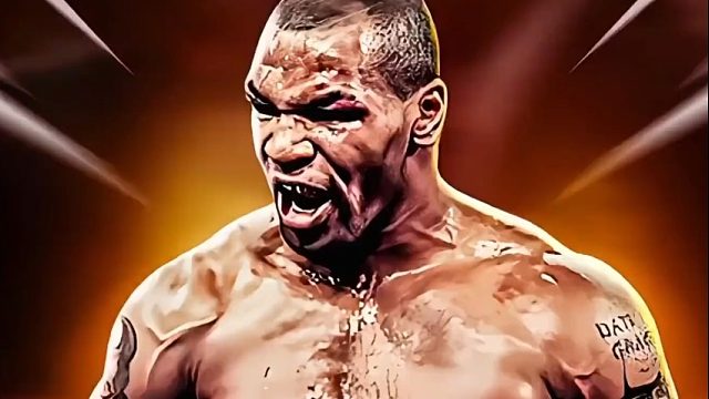 当泰森被对手眼神警告后有多猛？ (2)