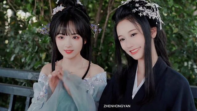 汉服妹妹手势舞 岂能错过