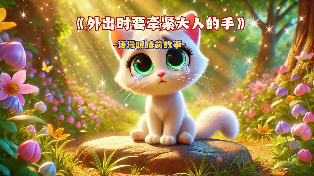 儿童睡前故事：《外出时要牵紧大人的手》