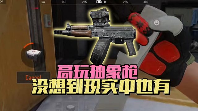 暗区突围：高玩抽象枪，没想到现实中也有！