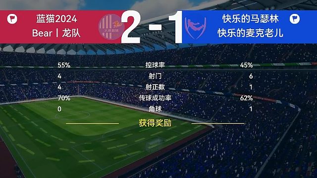 最佳球会-2V2合作对战-蓝猫2024&Bear龙队第十场