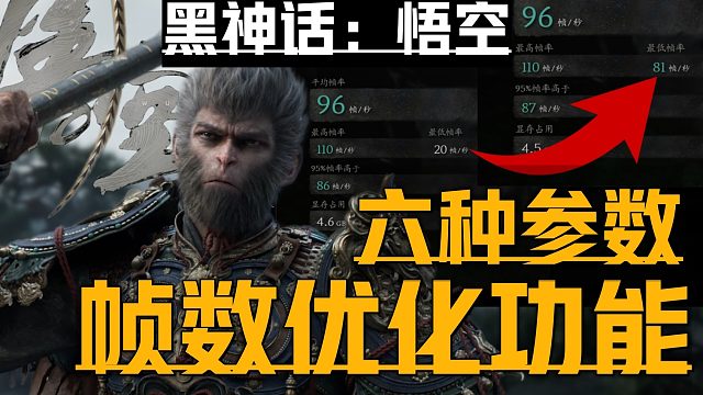 《黑神话：悟空画面帧数提升教程》解决性能测试工具卡顿优化 功能实测工具下载打不开闪退的两种帧数效果区