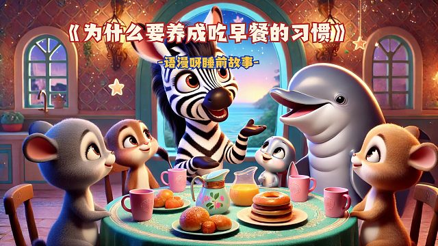 儿童睡前故事：《为什么要养成吃早餐的习惯》