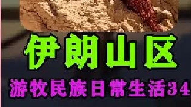 牧民清扫家里 在河里洗衣服  (1)