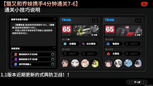 1.1版本绝区零【猫又携手乔妹通关式舆防卫战7-6三星】 近期更新目前最强