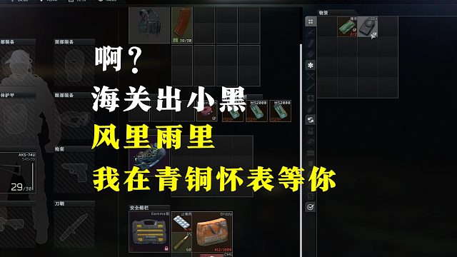 啊？我的发？海关出小黑，我只是想要个400血包！