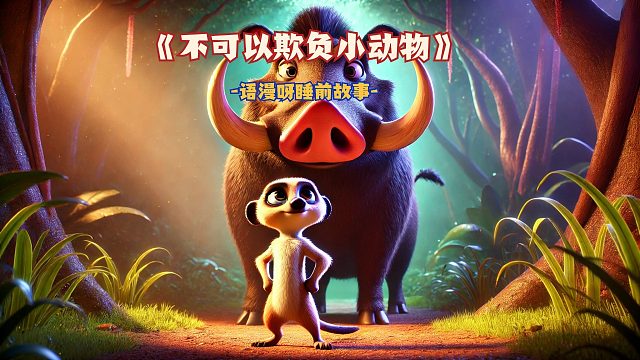 儿童睡前故事：《不可以欺负小动物》