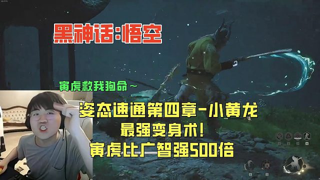 姿态速通黑神话小黄龙！直呼寅虎比广智变身术强500倍