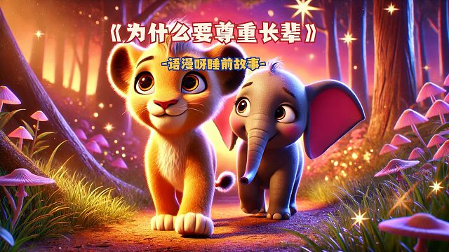 儿童睡前故事：《为什么要尊重长辈》