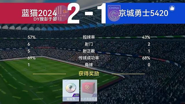 最佳球会-天梯赛-蓝猫2024&京城勇士5420
