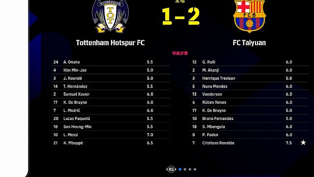 实况2024-PVP联赛-FC Taiyuan&THFC