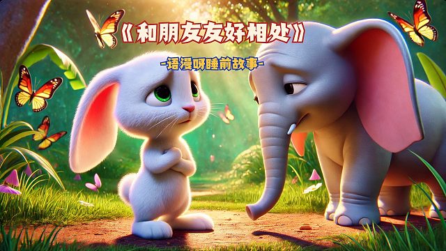 儿童睡前故事：《和朋友友好相处》